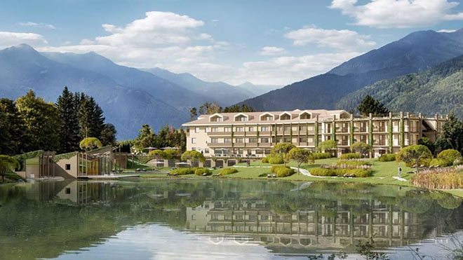 Der Privatsee passt perfekt zum Seehof Nature Retreat