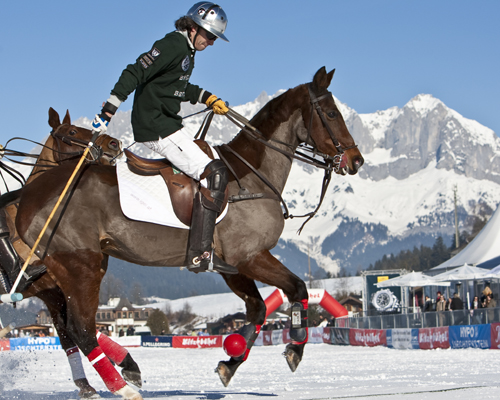 Weltgrößte Polo Turnier lädt wieder nach Kitzbühel: der Valartis Snow Arena World Cup