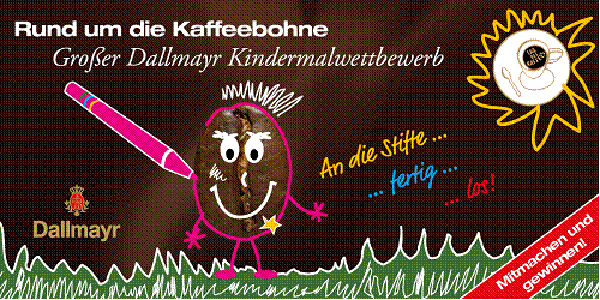 Großer Dallmayr Kinder-Malwettbewerb zum Tag des Kaffees