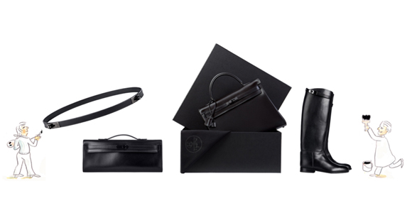 Modetrend SCHWARZ: Hermès Paris Accessoires SO BLACK für Fashionitas