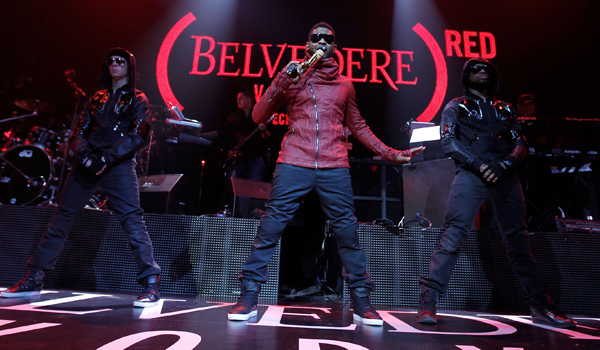 (BELVEDERE) RED Launches With Usher - Inside
