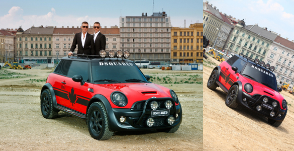 Wiener Life Ball: DSQUARED2 stellen exklusiven Mini Cooper ‚Red Mudder‘ vor