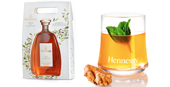 Exklusives Geschenk für Cognac- und Tee-Freunde: Hennessy Fine de Cognac