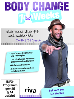 Schlank und fit in 10 Wochen verspricht Detlef D! Soost