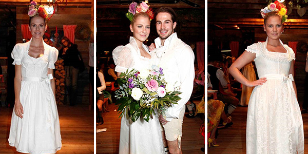 Braut Dirndl 2014: Daniel Fendler zeigt seine Entwürfe