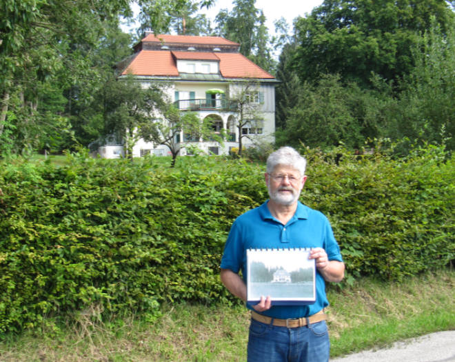 Martin Hake wuchs neben der Thomas-Mann-Villa auf und kennt viele Spielplätze der Mann-Kinder aus der eigenen Kindheit. Foto: Privat aus Bad Tölz