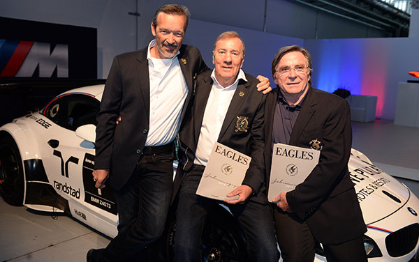 Eagles Charity Golfclub: Golfmagazin-Präsentation zwischen M4 Coupe und Laserlicht