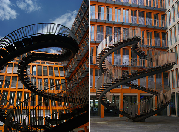 Die endlose Treppe in München