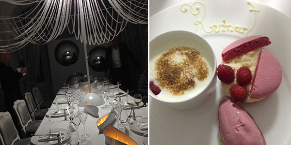 Ruinart White Room: Dinner-Premiere bei Feinkost Käfer