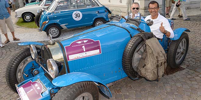 Schloss Bensberg Rallye: Erol Sander & Co. gaben im Oldtimer Gas