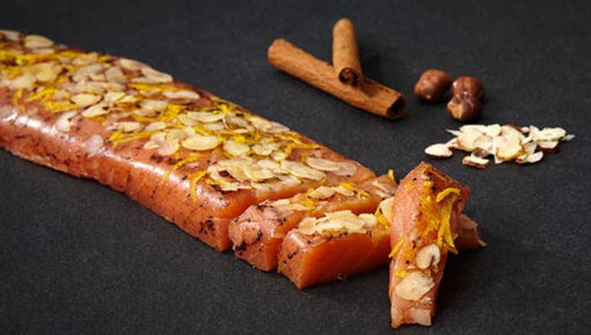 Rezepte Weihnachten: Haselnuss-Orange-Loin von Deutsche See