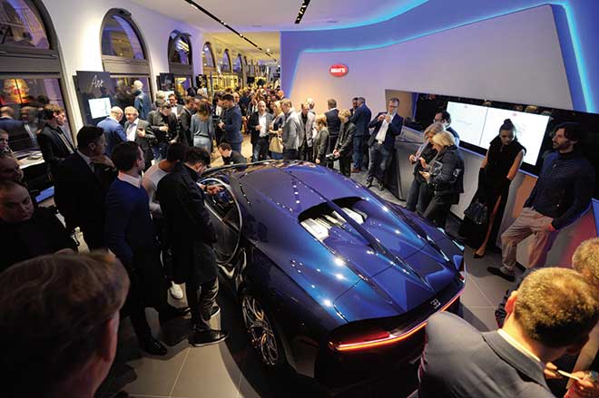 Bugatti: Showroom Opening in München