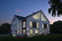Neue Einfamilienhäuser in Pullach: Jetzt sind Trio-Häuser ‚en vogue‘