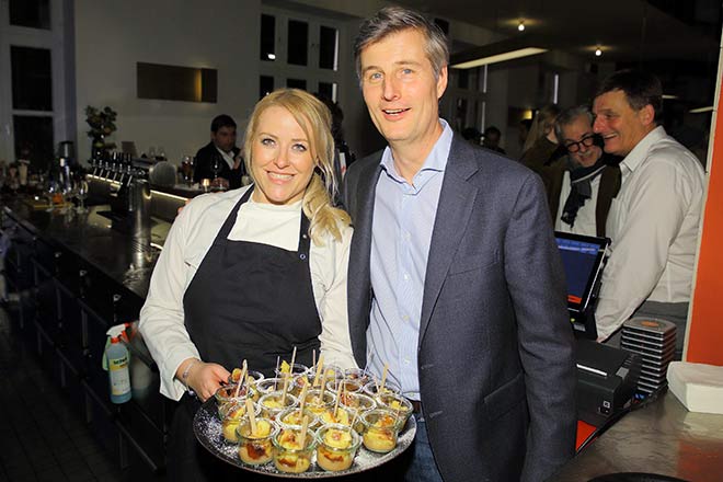 HeimWerk-Küchenchefin Alexandra Kuhl mit HeimWerk-CEO Archibald Graf von Keyserlingk. Fotocredit: Stefan Obermaier