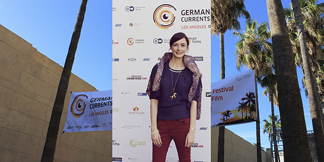 Exklusiv-München Autorin Susanne Lettner bei dem Filmfestival German Currents in Los Angeles.