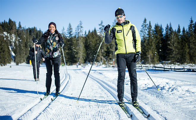 Langlauf mit Barbara Becker