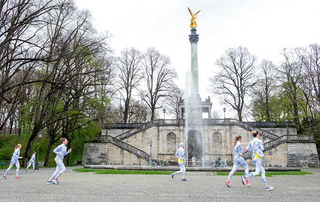 Womenrunning mit sportlichen Engeln :-) Fotocredit: Hans Herbig Photography