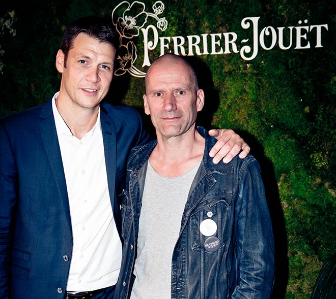 Christian Seel (Pernod Ricard Deutschland) mit Michi Kern (Hotel Lovelace).