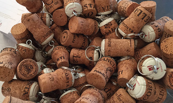 Franciacorta als Schlüsselanhänger