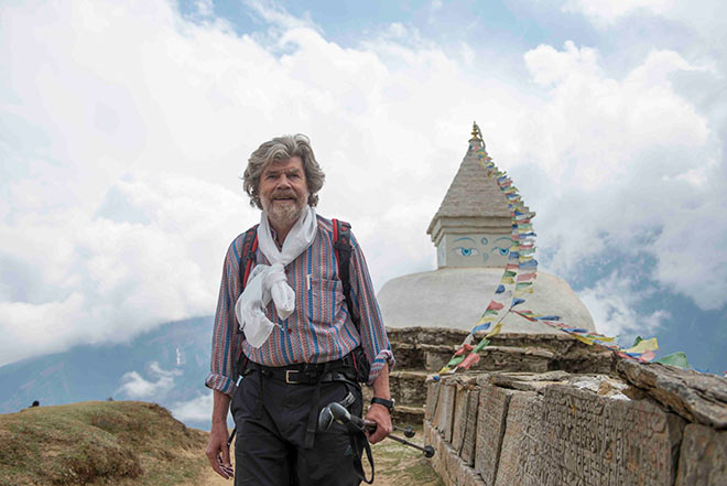 'Das Leben selbst erfindet die besseren Geschichten als die Phantasie', ist sich Reinhold Messner sicher. Fotocredit: Lars Jacobson