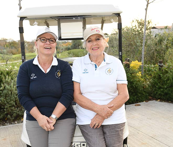 Man kennt sie ja aus der Lindenstraße. Das beide Schauspielerinnen leidenschaftliche Golferinnen sind, weiß kaum jemand! Fotocredit: Wolfgang Breiteneicher, SchneiderPress