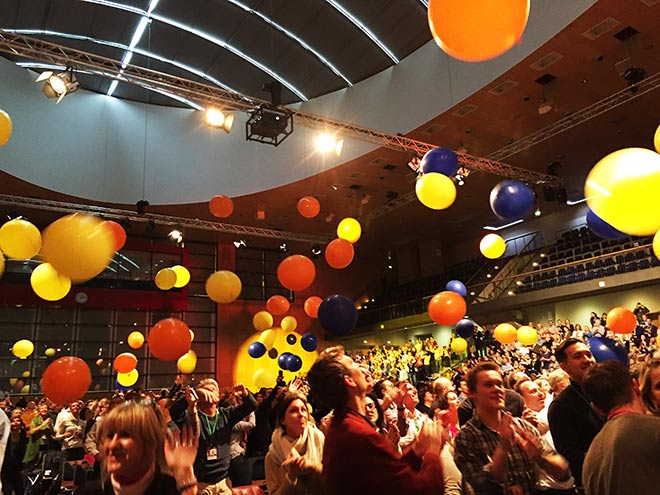 Willkommene Abwechslung zwischendurch: Luftballons als Symbol für mentale Freiheit 