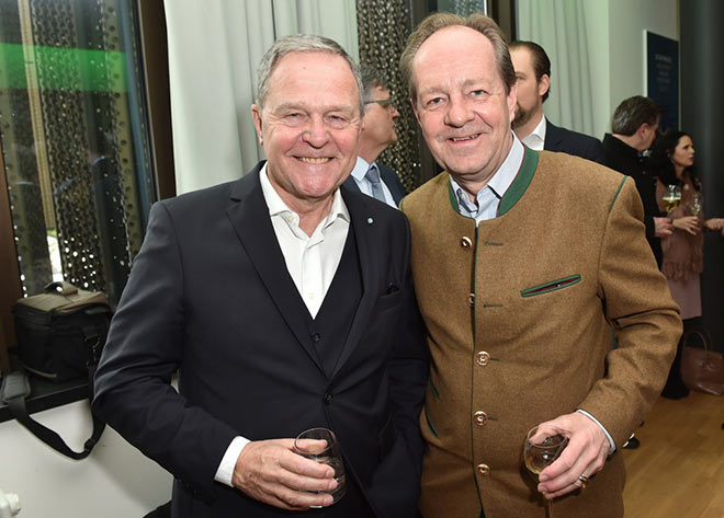 Dr. Wolfgang Heubisch mit Dr. Georg Freiherr von Gumppenberg. Fotocredit: Hannes Magerstädt