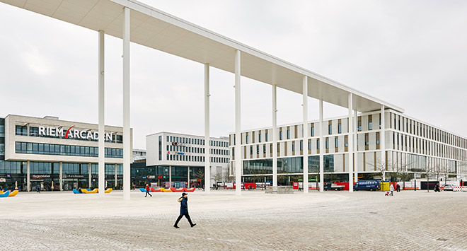 Riem Arcaden als größtes Stadtquartier Bayerns Fotocredit: Daniel Schäfer