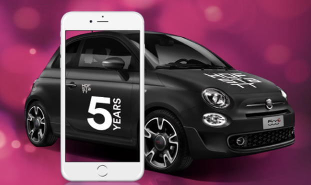 Nächste Woche flitzt dieser Fiat nicht nur durch München, man kann diesen auch gewinnen.