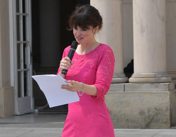 Initiatorin des Ladies Art Lunch Dr. Sonja Lechner. Fotocredit: Hannes Magerstaedt