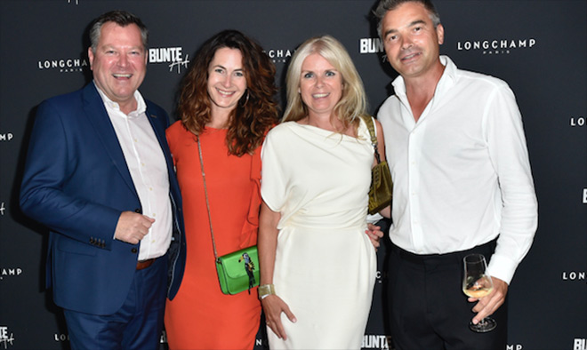 Bürgermeister Josef Schmid mit Frau Natalie und Manuela Kampp-Wirtz und Mann Frank Kampp. Fotocredit: Sabine Brauer / BrauerPhotos