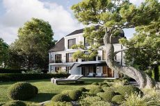 Neubauprojekt: Vier Stadthäuser in Solln real geteilt