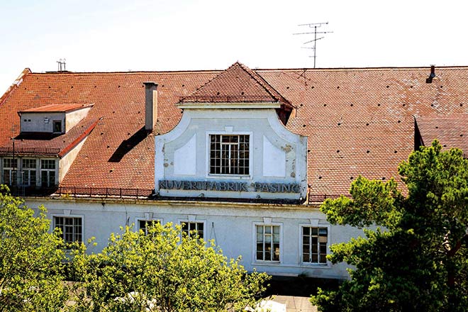 Tolle Kino-Kulisse: Alte Kuvertfabrik Pasing. Fotocredit: Sorin Morar