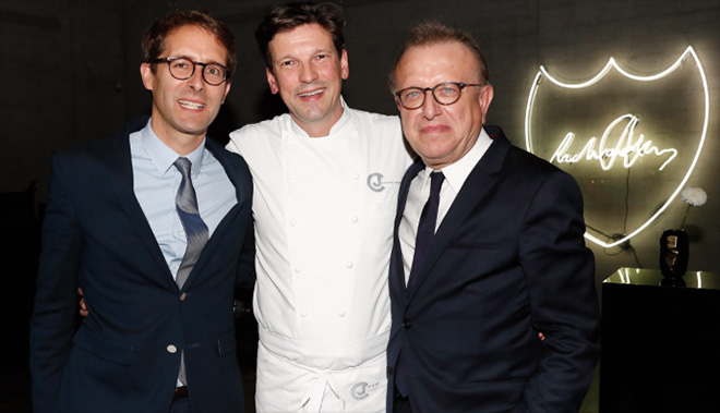 Vincent Chaperon, Christian Jürgens und Richard Geoffroy. Fotocredit: Franziska Krug, Getty Images