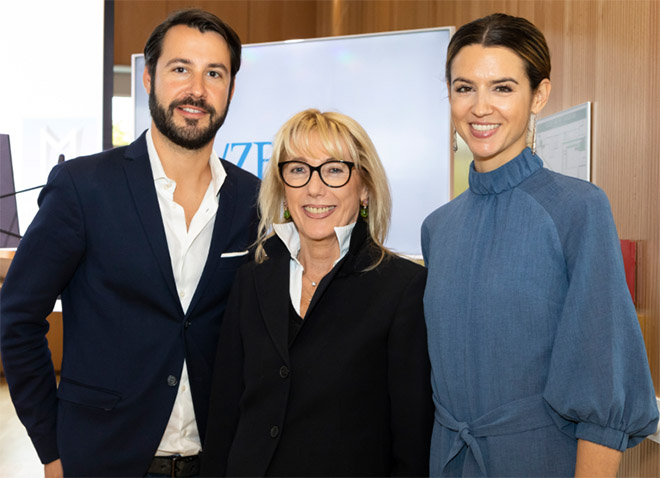 Influencer Marketing -Experten (v.l.n.r.): Jonas Wolf (Pulse Advertising), Waltraut von Mengden (VZB) und Kerstin Weng (InStyle). Fotocredit: Bettina Theisinger