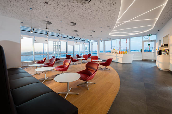 Die neue Lounge am Flughafen München Terminal 1