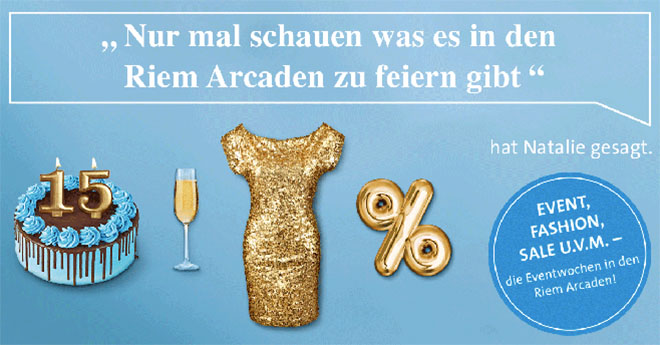 Ab 25. März starten die Eventwochen in den Riem Arcaden.