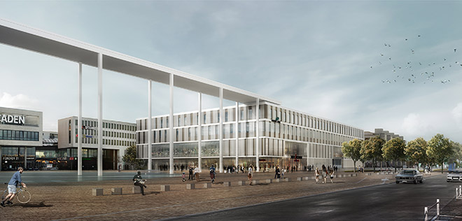 Blick auf den Erweiterungsbau der Riem Arcaden. Fotocredit: vizoom