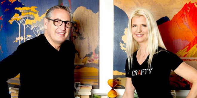 Jens Zabel und Christiane Wolff sind die Gründer vom Münchner Startup 'Crafty'. Fotocredit: Mica Wintermayr