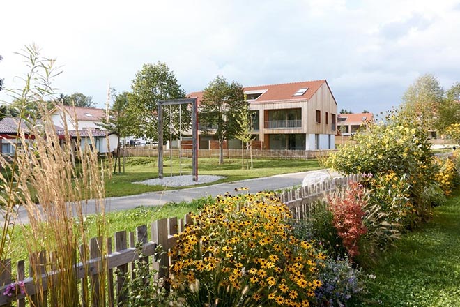 Wohnen am Kloster - Die Häuser verfügen über Wohnflächen von ca. 129 m² bis ca. 140 m². Fotocredit: neubaukompass.de