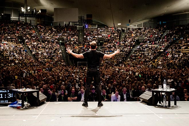 Jürgen Höller on stage