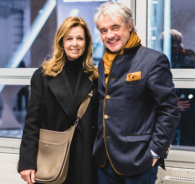 Andrea Schoeller mit Conrado Dornier. Fotocredit: Lia Saile