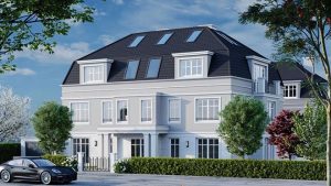 Ein Bentley unter den Nebauimmobilien: Villen Park in Obermenzing
