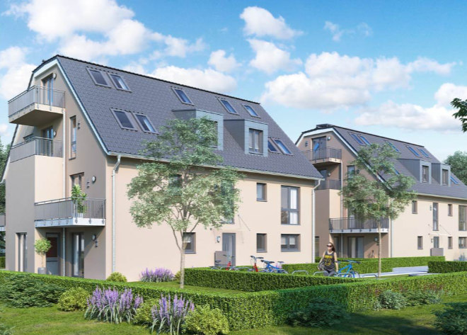 Immobilienverkauf in Corona-Zeiten! Drei Gebäude, 16 Wohnungen, zwei Doppelhaushälften sowie eine gemeinsame Tiefgarage entstehen in der Schulstraße
