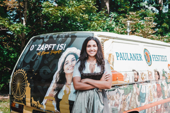 Jung-Wirtin Ramona Pongratz (23, Grünwalder Einkehr) startet ab nächste Woche Dienstag, den 25.08.2020, ihren Oktoberfest Podcast.