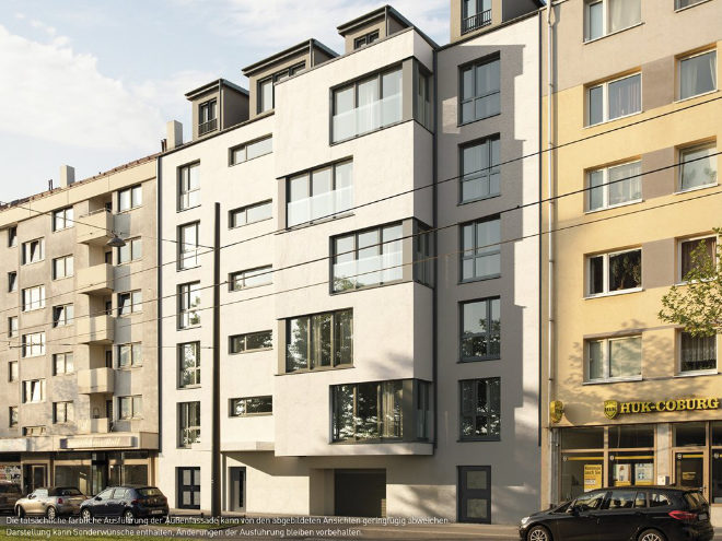 Maisonette Wohnung kaufen - Grundrisse mit Wohnflächen von 33 bis 125 qm, die zum Teil mit Balkon oder (Dach-)Terrasse versehen sind. Fotocredit: neubaukompass.de