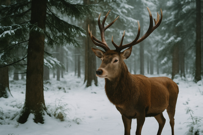 Besonders im Winter können Wildtiere in Gefahr sein!