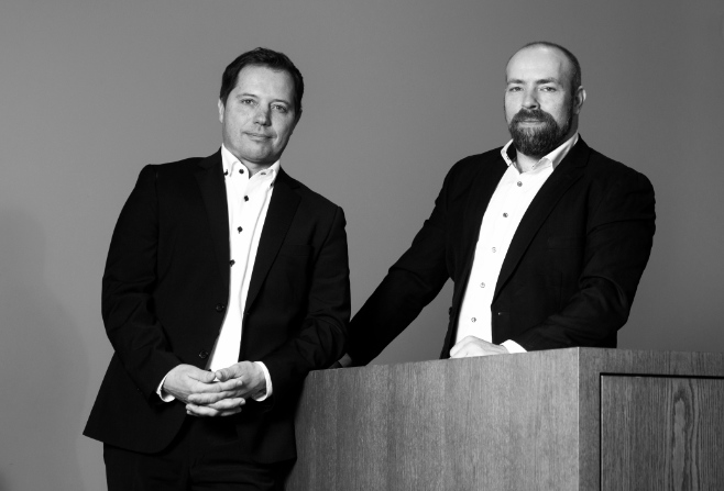 Christian Bär und Dominik Junold (re.) von CREDO VISION bieten Beratung speziell für kleine Unternehmen.