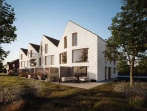 Ikonische Stadthaus Architektur in München Nymphenburg