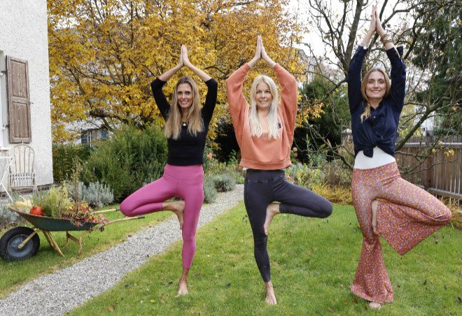 So geht nachhaltiger Lifestyle: Yogastudio im Bauernhaus in Starnberg